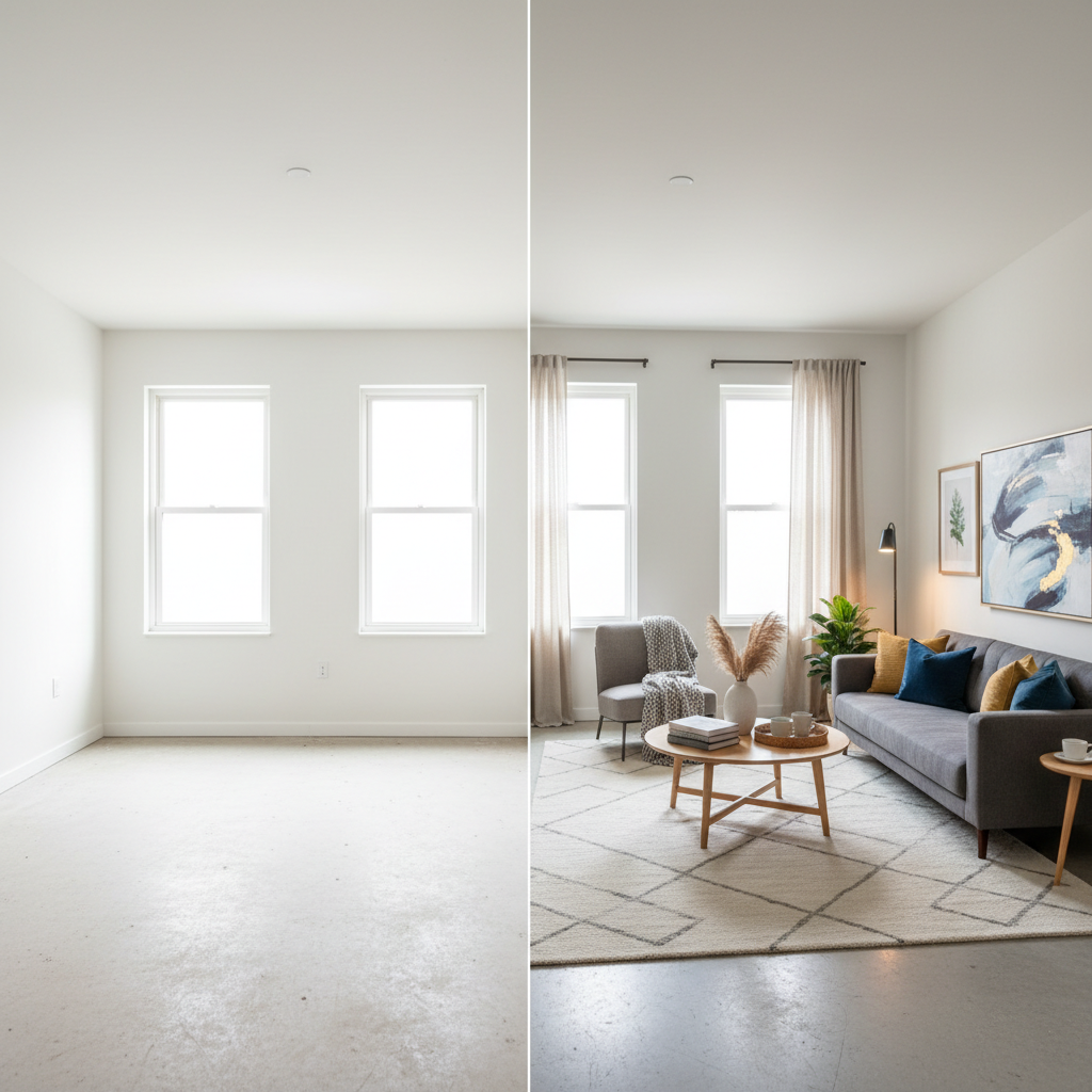 Virtual Home Stager — AI workflow template for product imagery