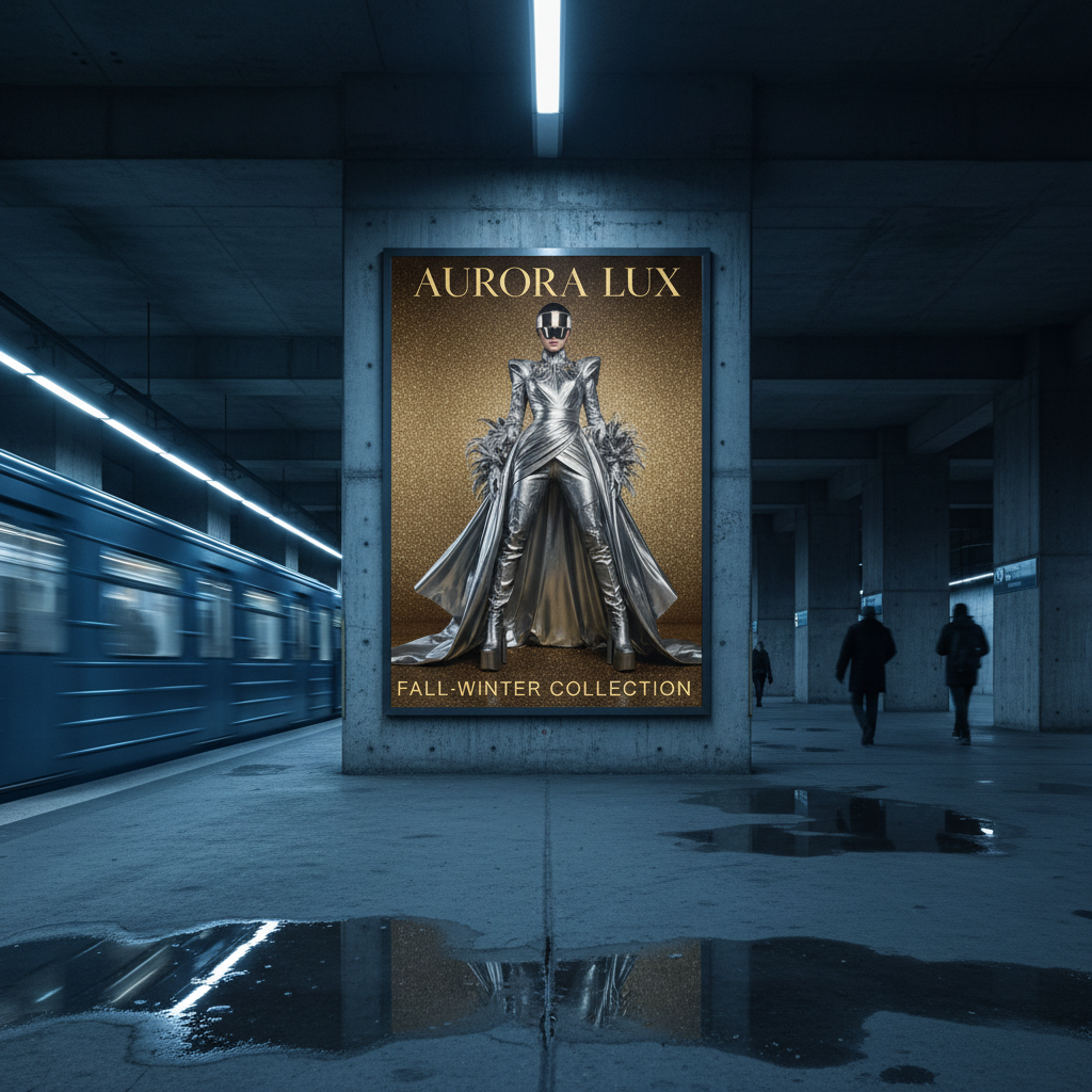 Luxury Metro Campaign Demo — AI workflow template for social creatives
