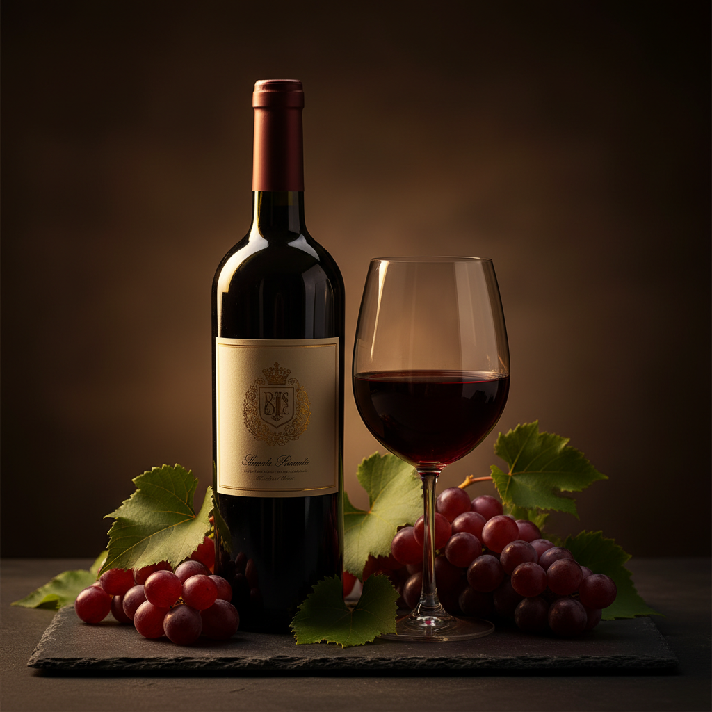 Wine & Spirits Showcase — AI workflow template for product imagery